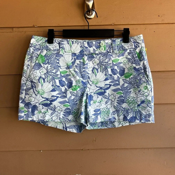 Vineyard Vines Cordia Floral Dayboat Shorts Wintermint - Size 6 - Picture 1 of 5